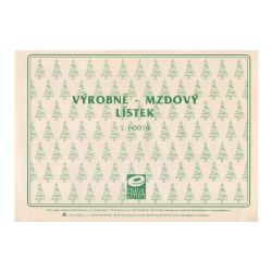 Výrobně mzdový lístek - A4