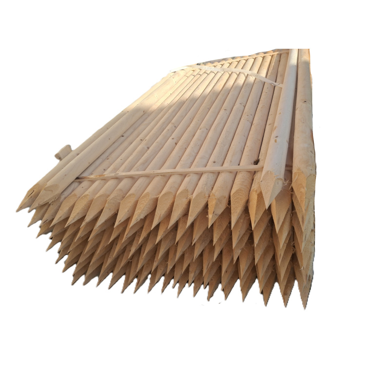 Kůl frézovaný kulatý 6/200 cm, špička