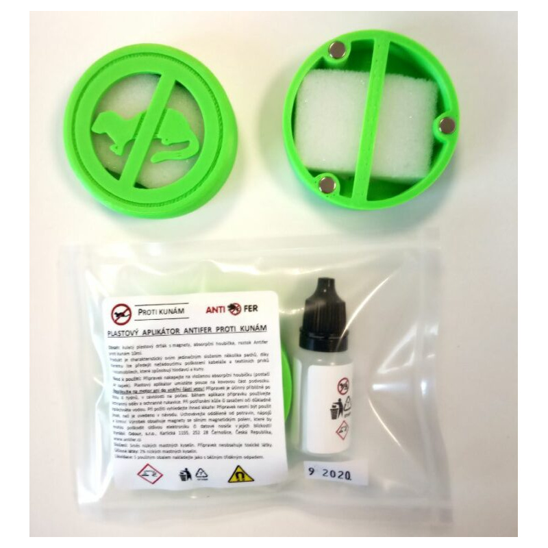 Antifer proti kunám do auta -10 ml+magnet