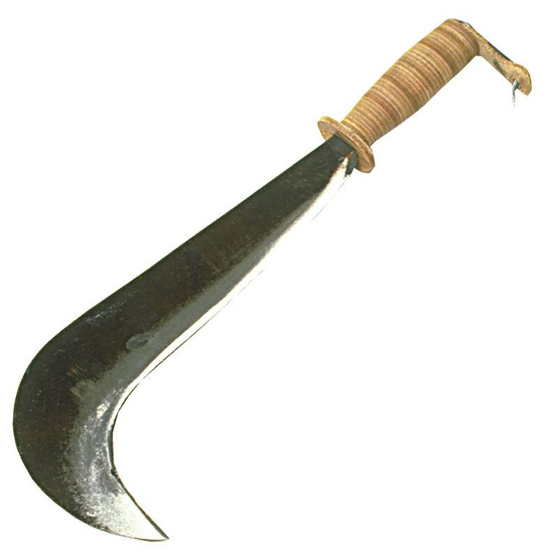 Mačeta švýcarská - držadlo kůže, d-43cm, 600g