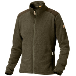 Bunda FR Sten fleece, dark oliv, vel. L