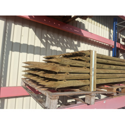 Kůl frézovaný kulatý 6/200 cm, špička, impreg.
