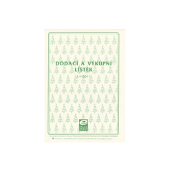 Dodací a výkupní lístek - A4